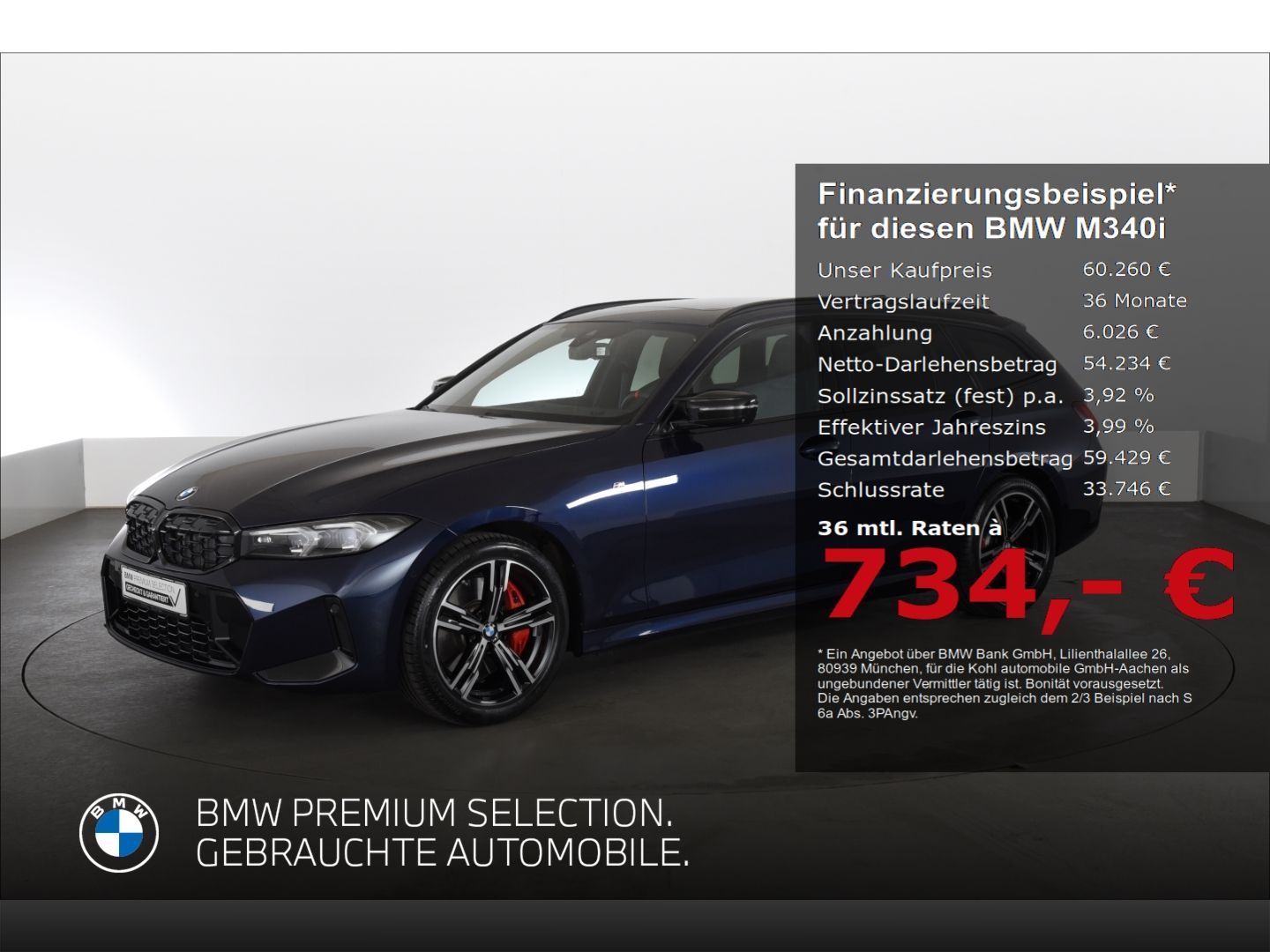 BMW M340i xDrive Touring Panorama Glasdach Shadow Li