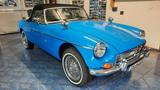 MG B Roadster Bj. 1979 franz. blau / beige - MG: Cabrio, F