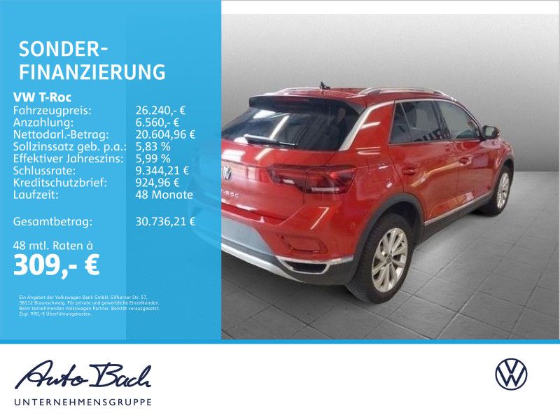 Volkswagen T-ROC 1.5 TSI DSG Style, Navi, LED, Digital Cock imagem 2