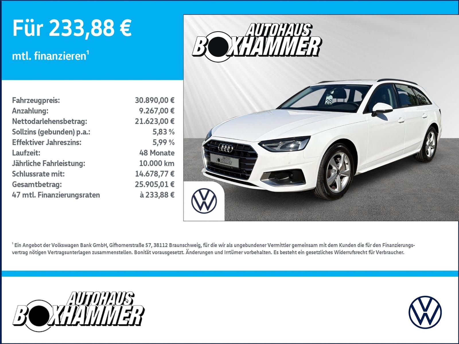 Audi A4 Avant 40 TDI quattro S-Tronic advanced NAVI+A