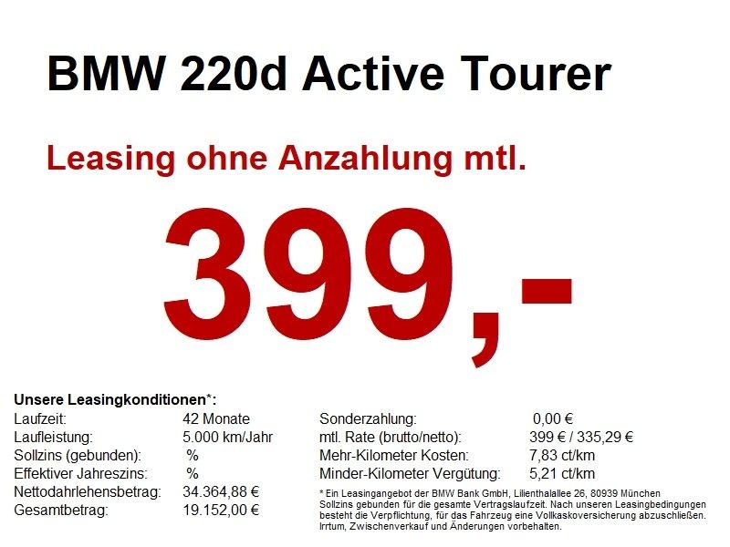 BMW 220d Active Tourer AHK. Park.Ass.Plus. HeadUp.