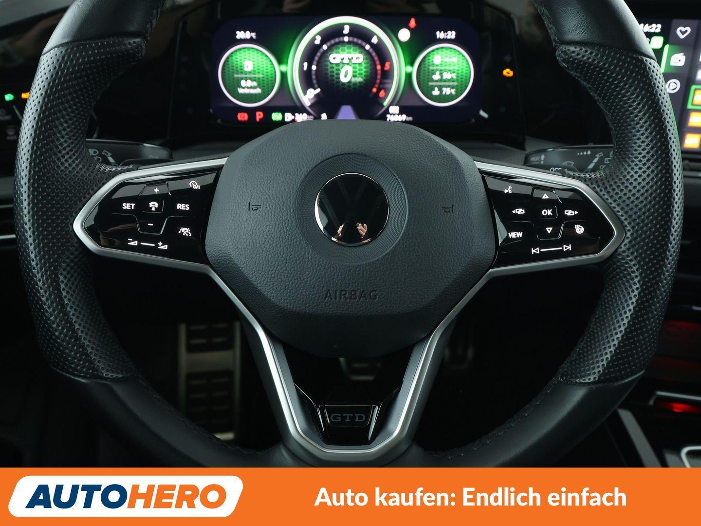 Volkswagen Golf VIII 2.0 TDI GTD Aut*NAVI*LED*ACC*CAM*PDC, миниатюра 17