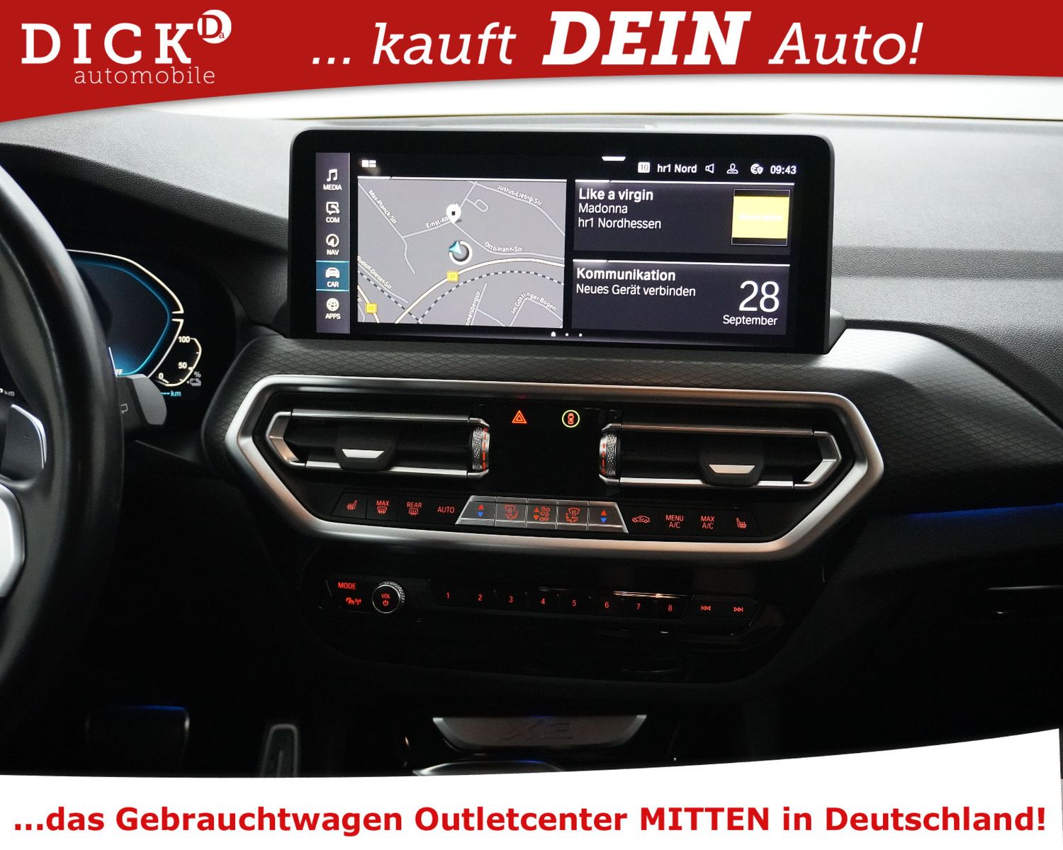 Fahrzeugabbildung BMW X3 xDr 30e M SPORT Aut. SHADO+PROF+VIRTU+KAM+19"