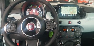 Fiat 500 Dolcevita-Panoramadach-Navi-Klimaaut