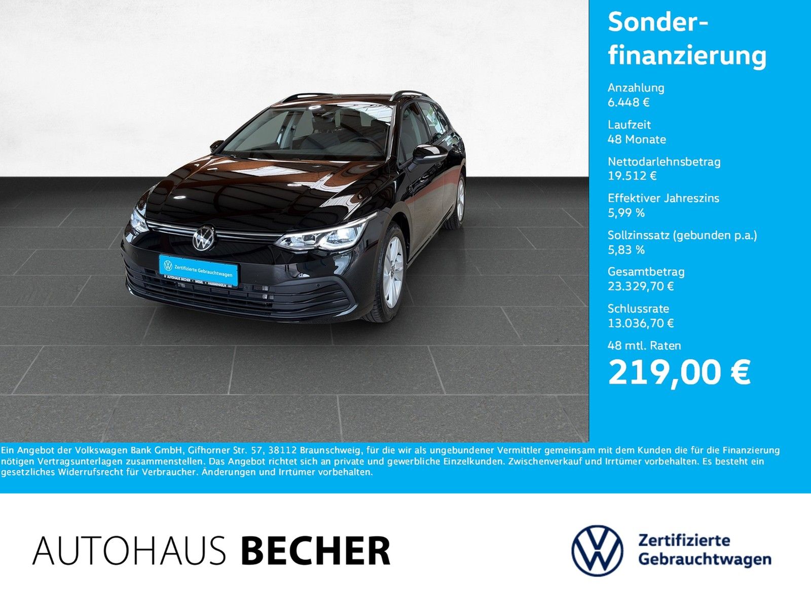 Volkswagen Golf Variant Life 1.5 eTSI DSG Navi LED Sitzhz foto 1