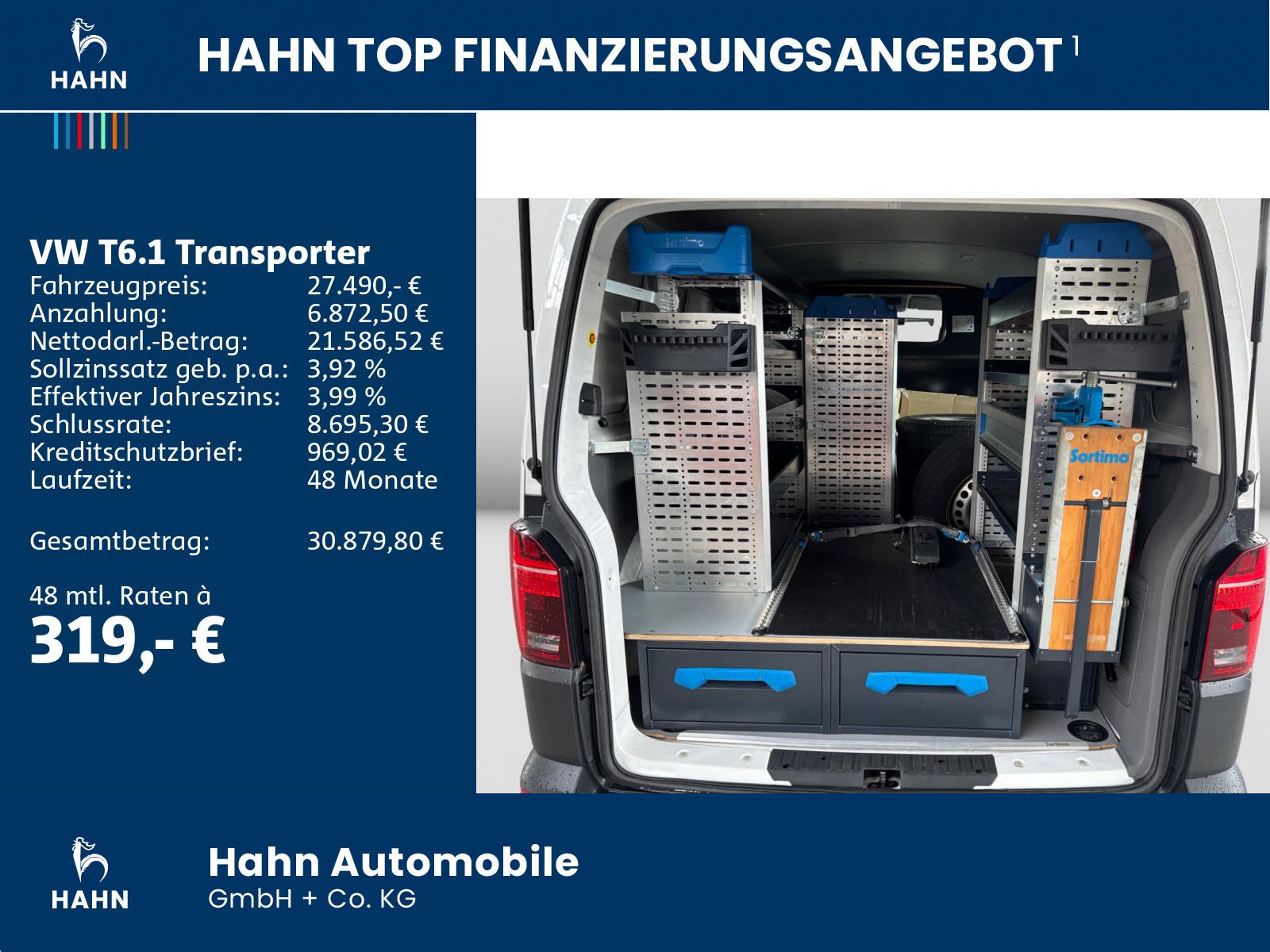 Volkswagen T6.1 Transporter LED ACC Werkstatteinrichtung