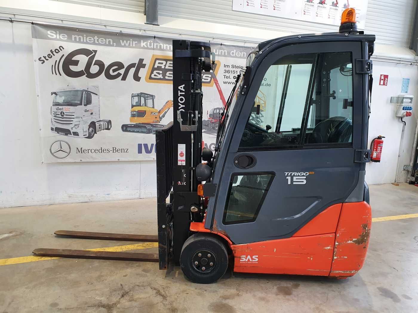 Fahrzeugabbildung Toyota 8FBET15 / Batterie 07/2023 / HH: 4.3m! / 2.849h