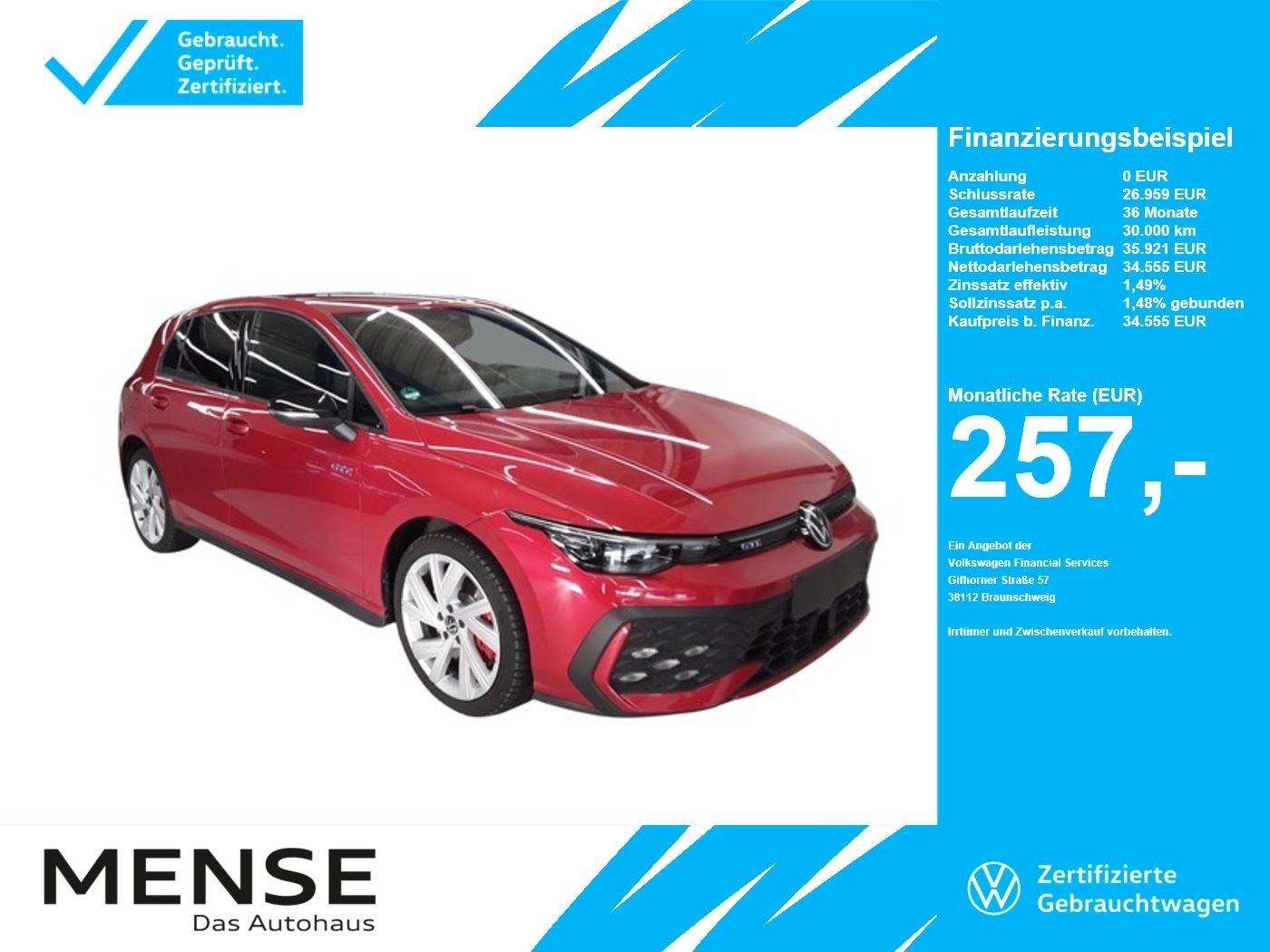 Volkswagen Golf VIII GTE DSG IQ.Light|Matrix|CarPlay|AHK|LM