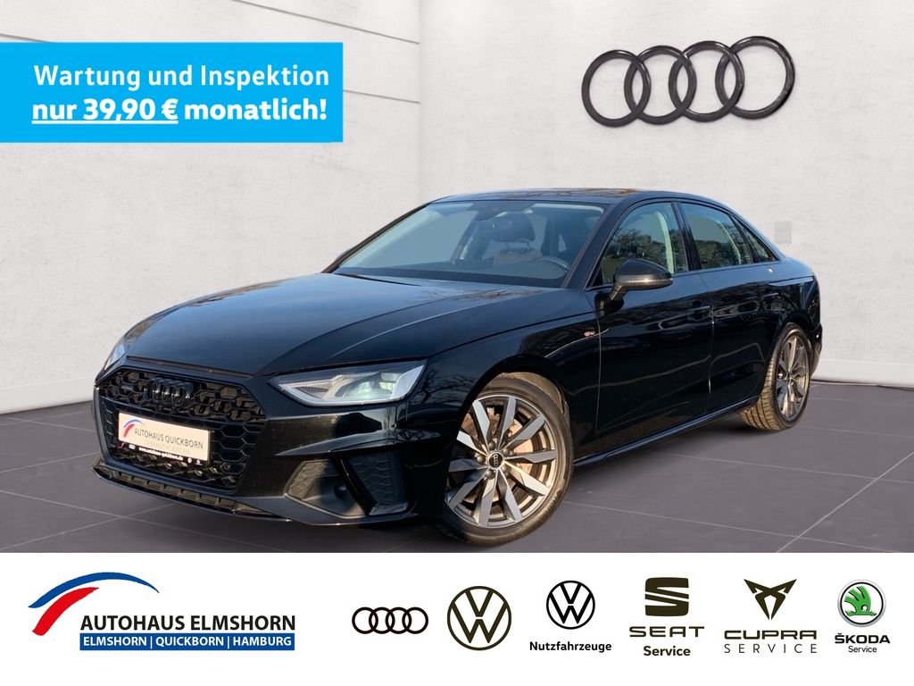 Abbildung Leasingangebot Audi A4 Lim. S line 40 TFSI quattro S tronic TOUR NAV