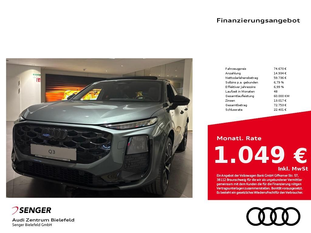 Audi Q3 Sportback e-hybrid Ditales C. Tech pro Paket