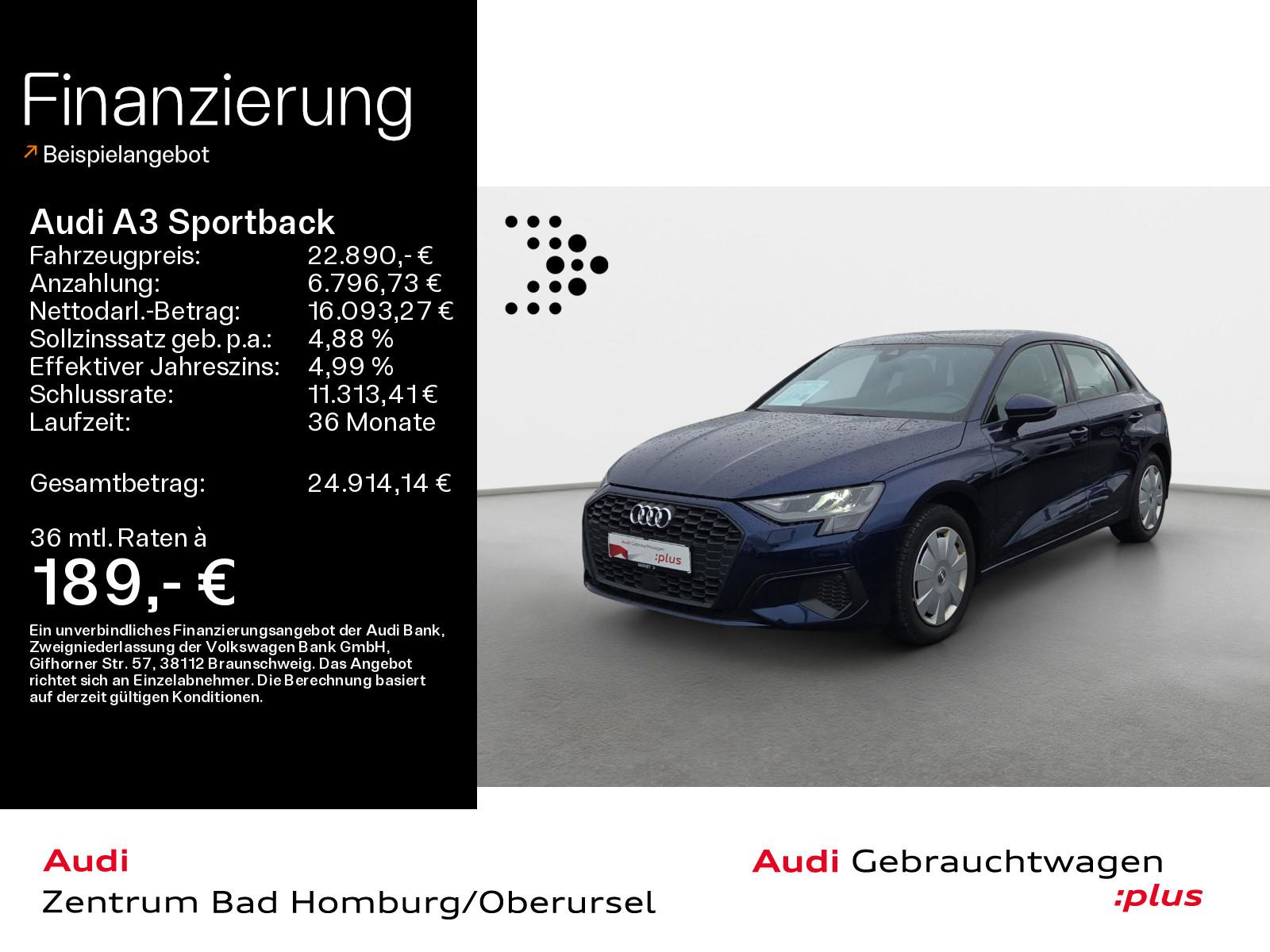 Audi A3 Sportback 35 TDI S line*Navi*Alu*Pano*Virtual