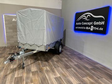 Fahrzeugabbildung Humbaur Startrailer H 132513 Plane& Spriegel 1500mm grau