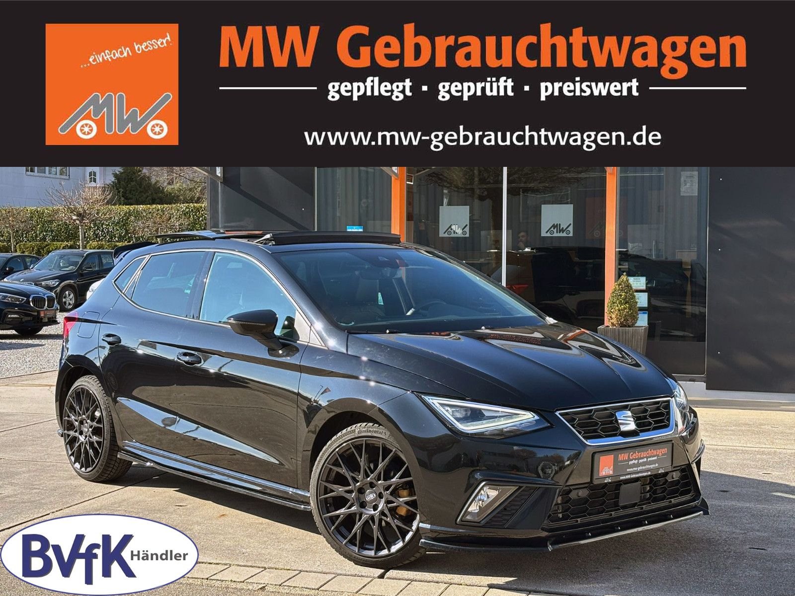Fahrzeugabbildung SEAT Ibiza FR 1.5TSI DSG BlackEdition ACC LED KAM GSD