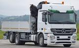 Mercedes-Benz ACTROS 2544 * HIAB 377 E - 8 HIPRO + FUNK* TOP - Mercedes-Benz Abrollkipper Actros