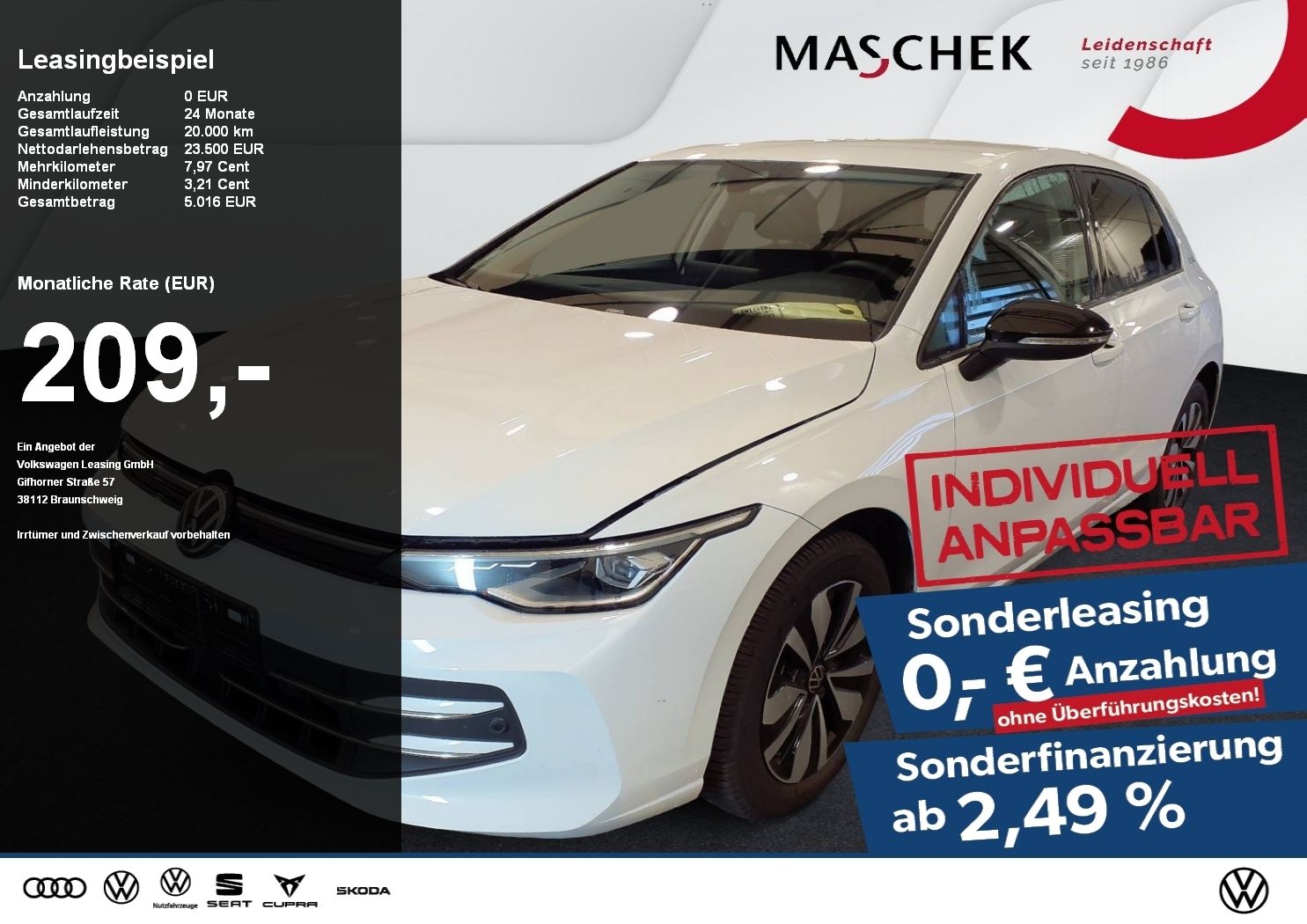 Volkswagen Golf Goal 1.5 TSI AHK Navi Sitzh Lenkh PDC ACC