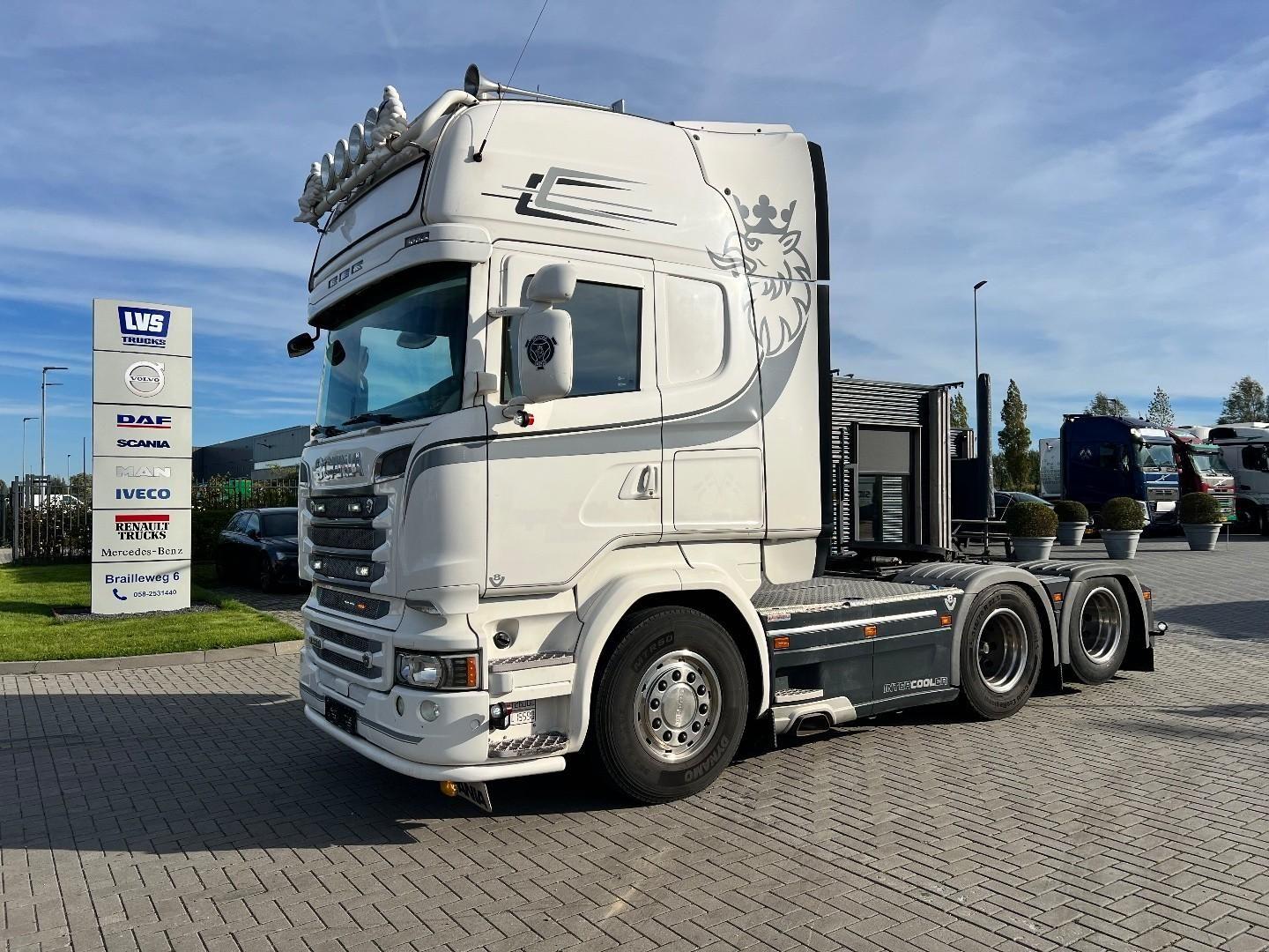 Scania R580 V8 6x2 trekker Retarder /  Laufboden