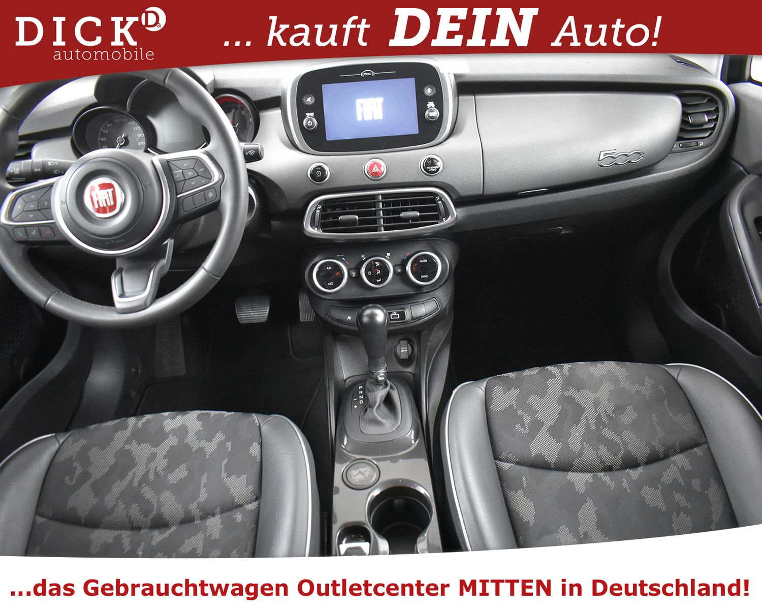 FIAT 500X Aut. Cross NAVI+KAMER+LEDER+SHZ+TEMP+MFL+LM - Image 8