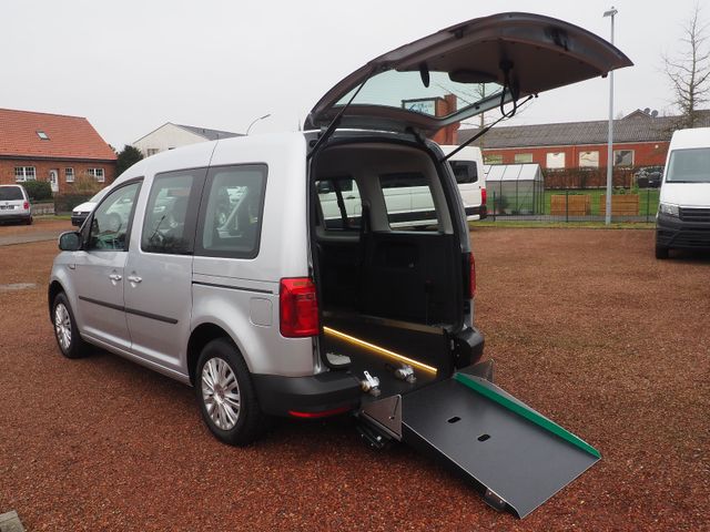 Volkswagen Caddy Klima Navi Rollstuhlgerecht/Wenderampe