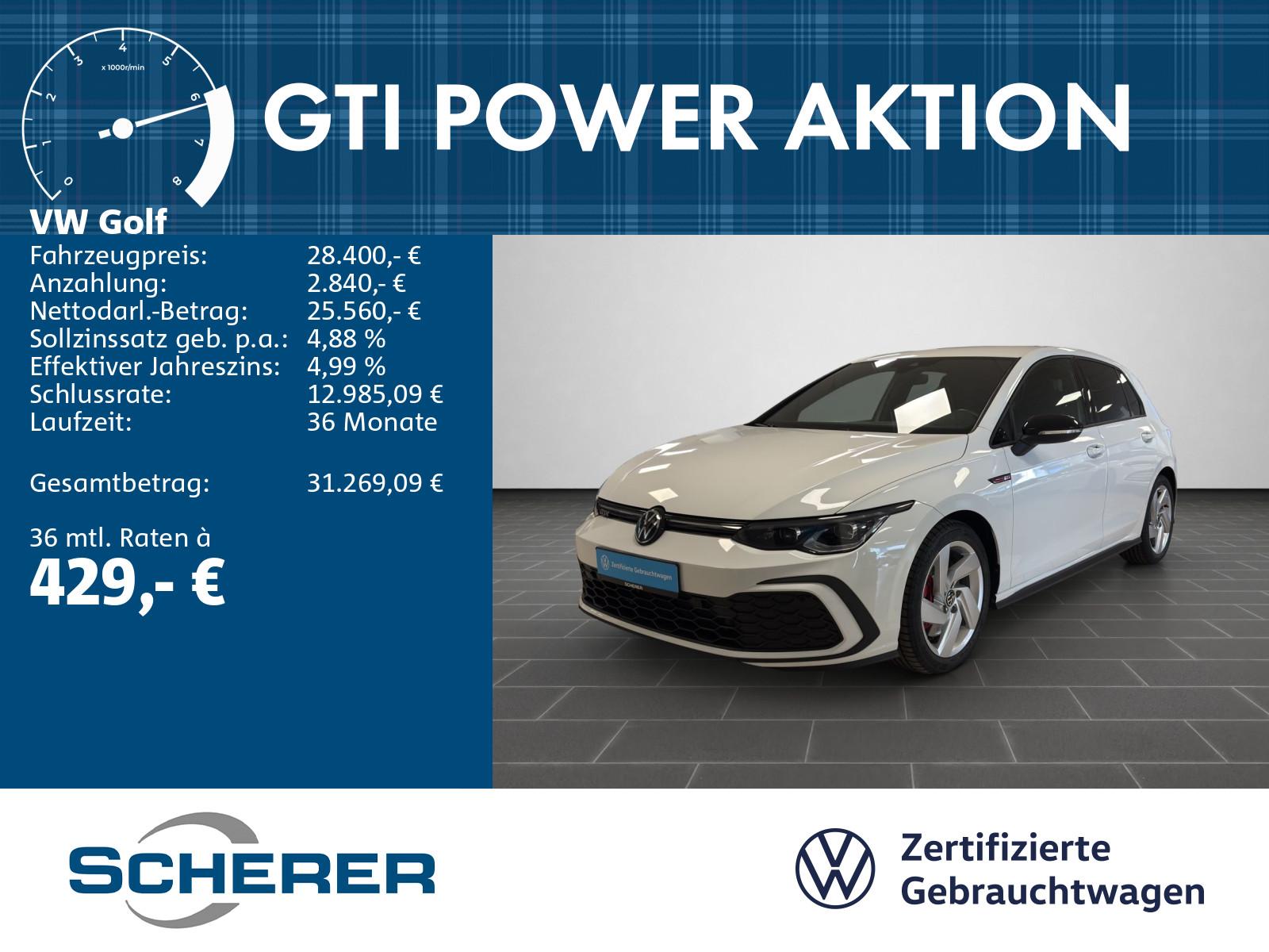 Volkswagen Golf VIII 2.0 TSI GTI DSG MATRIX BlackStyle Rear