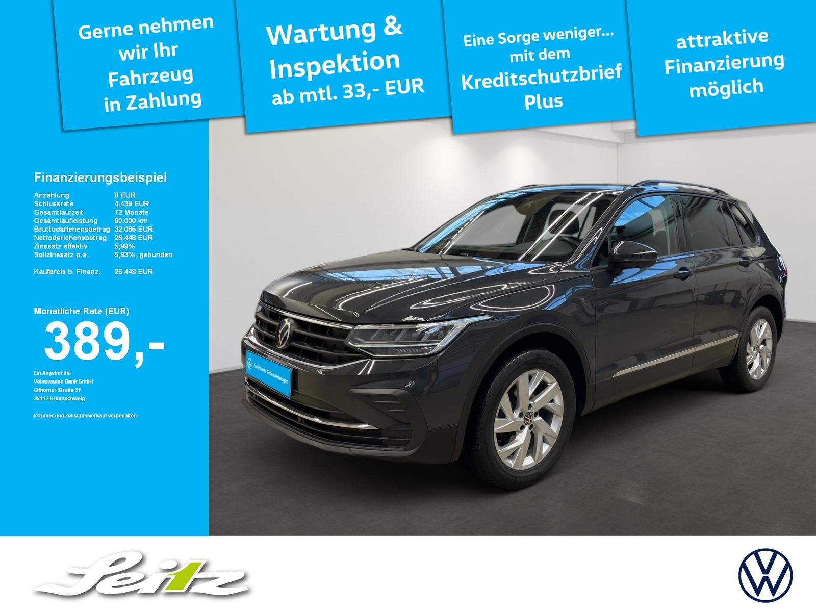 Volkswagen Tiguan 2.0 TDI 4M Life *LED*PDC*NAVI*SITZH*