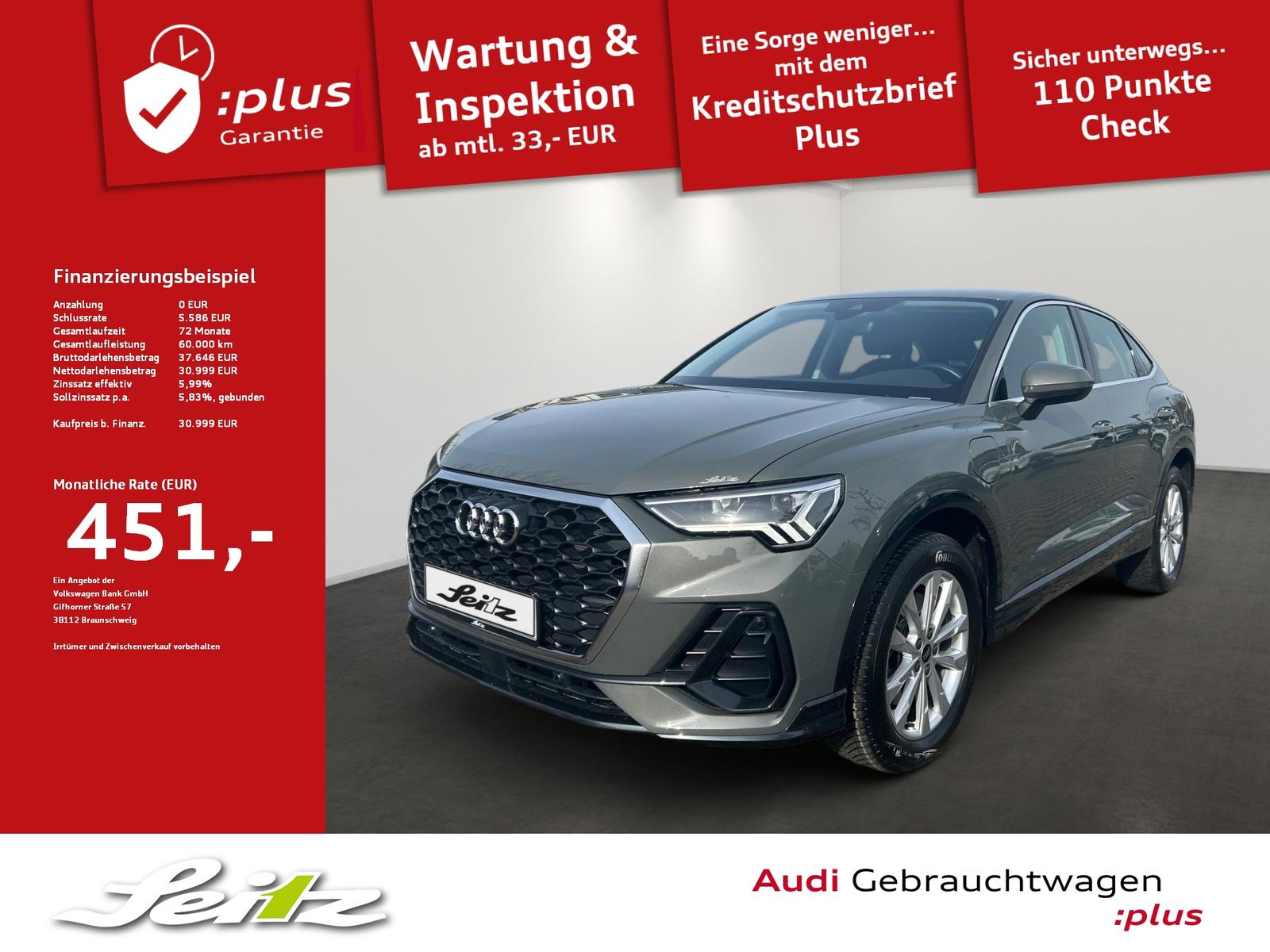 Audi Q3 Sportback 45 TFSI e *LED*KAMERA*NAVI*SITZH*