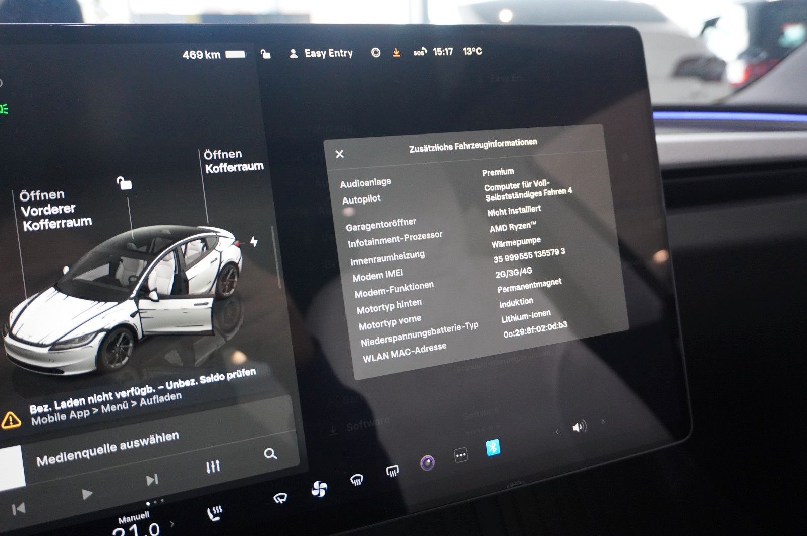 Fahrzeugabbildung Tesla Model 3 HIGHLAND DUAL-MOTOR NAVI/LED/KAMERA/AMD