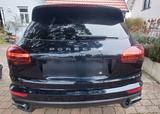 Porsche Cayenne, Panoramadach, Bose, hellbraunes Leder  - blaue Porsche Cayenne