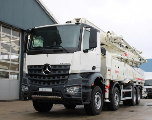 Mercedes-Benz Arocs 4140 8x4 Sany SY43 Concrete pump