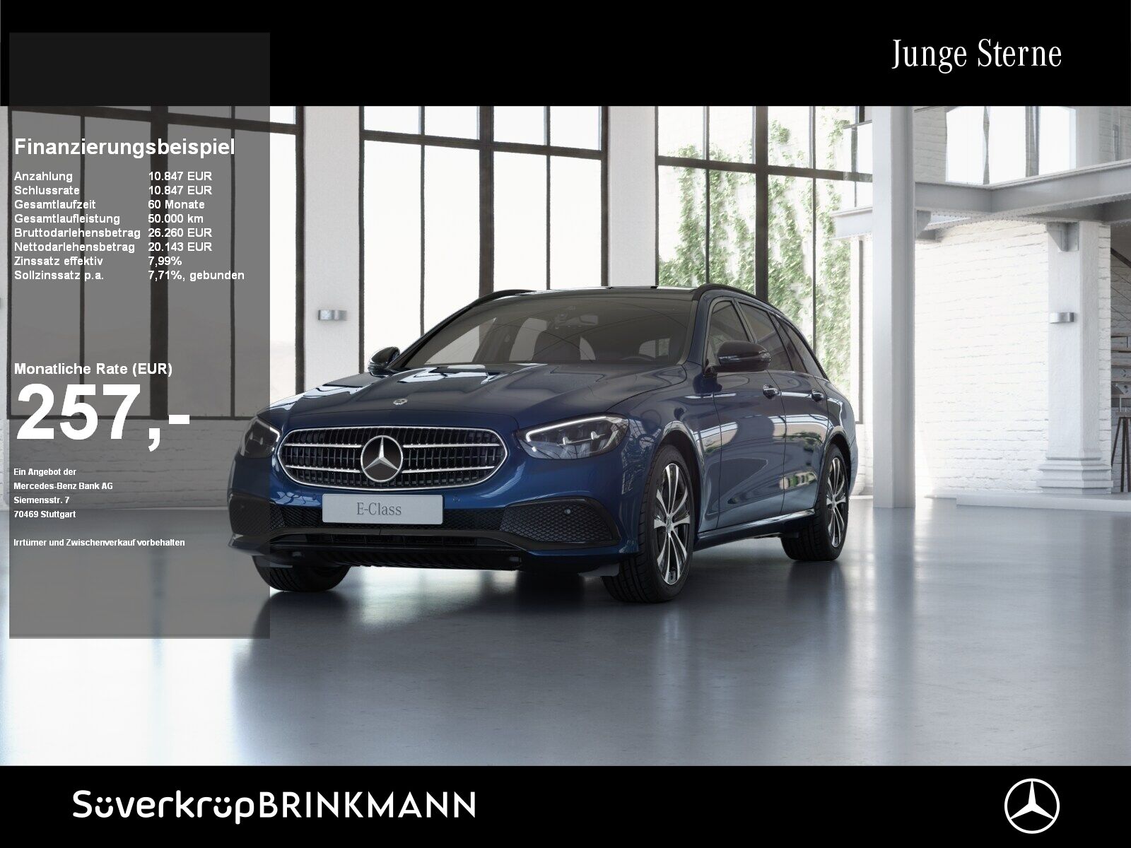 Mercedes-Benz E 300 de T AVANTGARDE NIGHT WIDE KAMERA PANO PDC