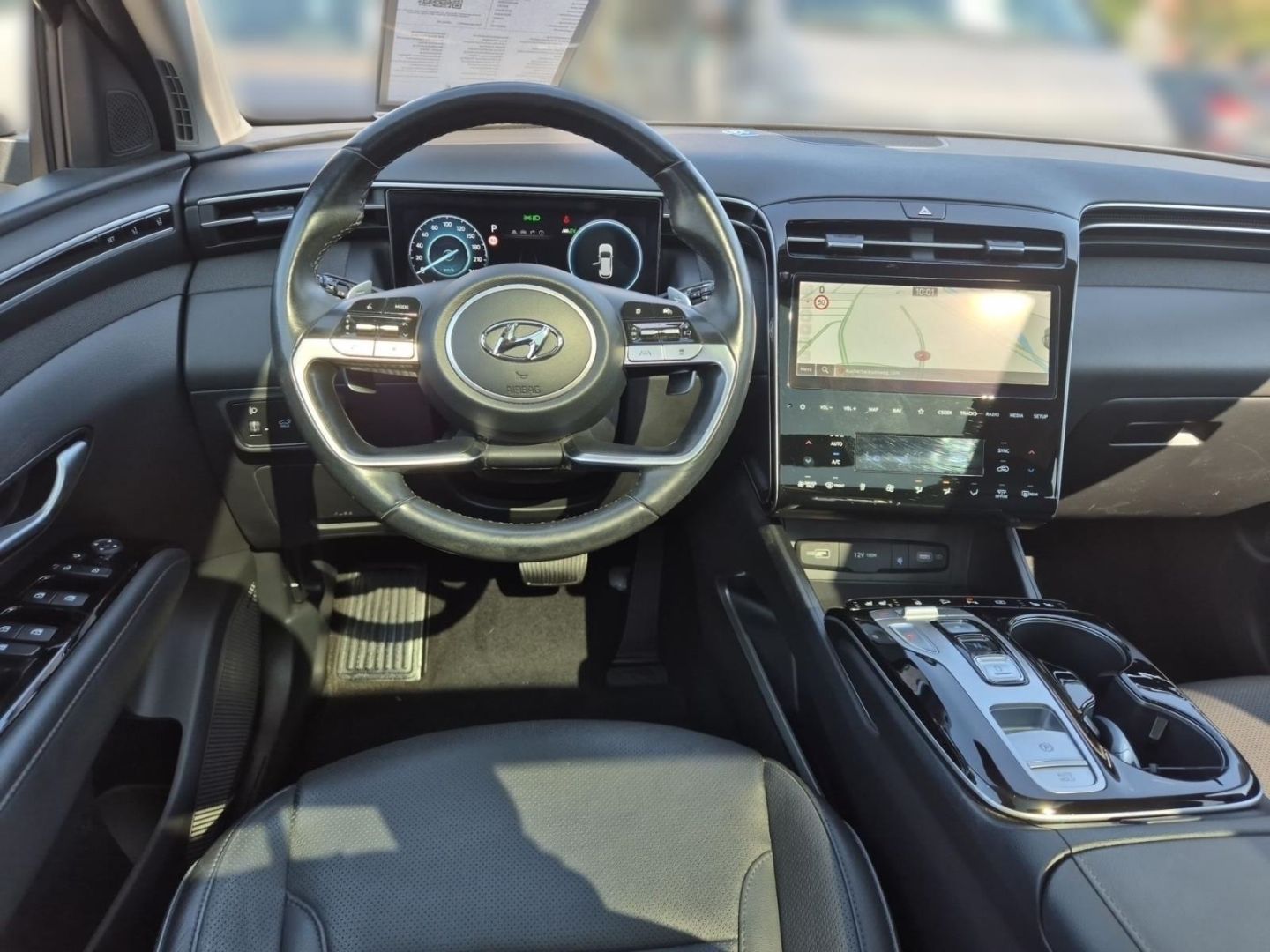 Fahrzeugabbildung Hyundai Tucson Prime Hybrid 4WD El. Panodach Navi Leder