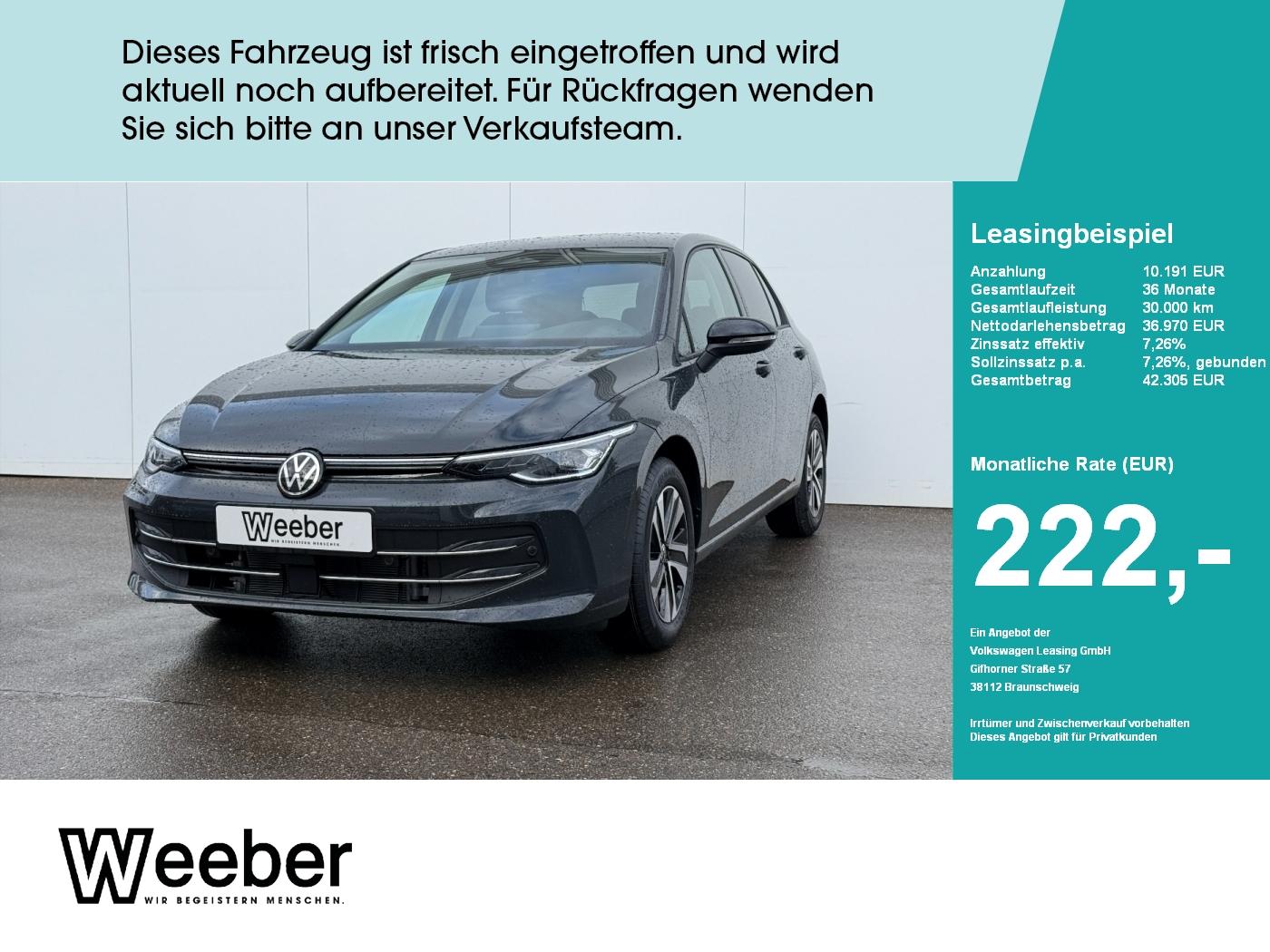 Volkswagen Golf 1.5 l eTSI DSG Energy AHK Navi LED PDC