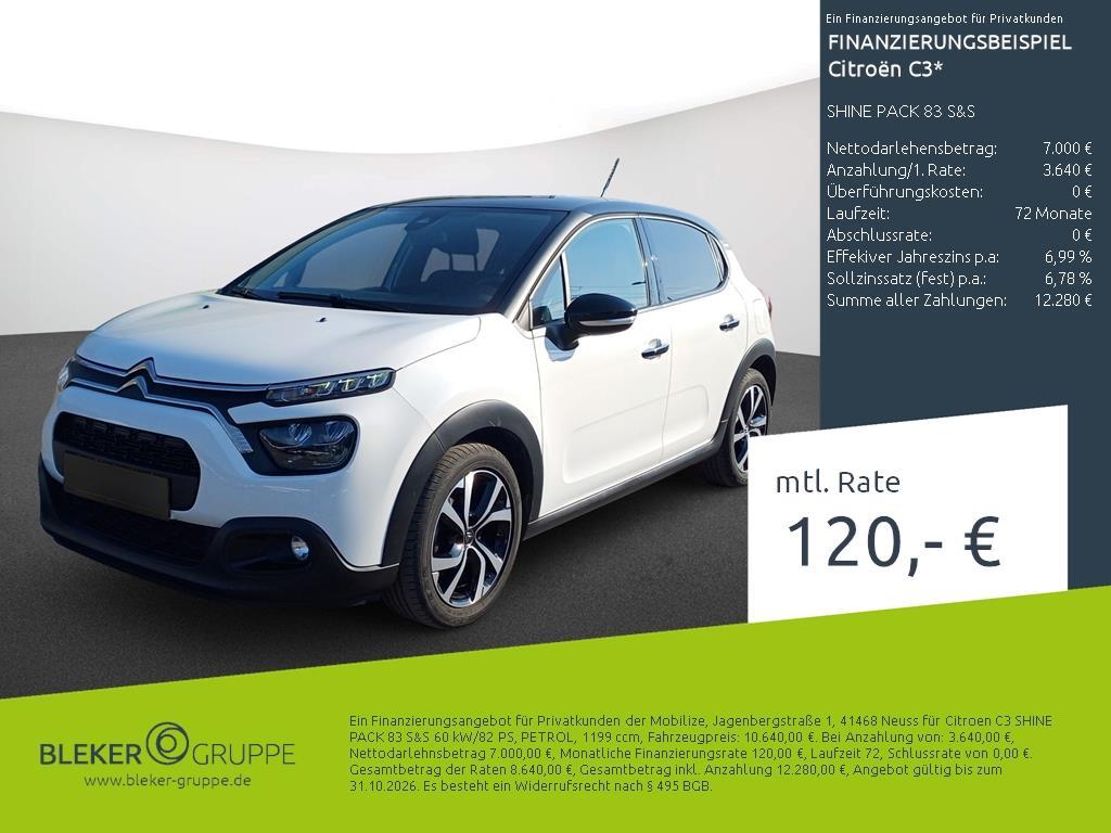 Citroën C3 SHINE PACK 83 S&S