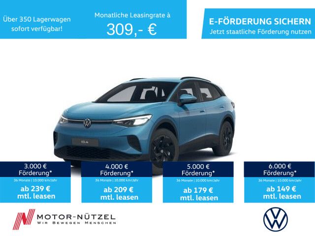 Volkswagen ID.4 Pure 140 kW (190 PS) 58 kWh LED*Keyless*Cli