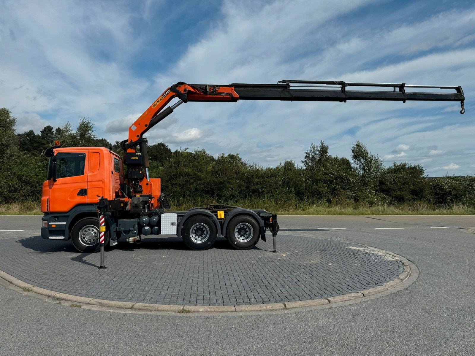 Fahrzeugabbildung Scania R 500 V8 SZM  PK29002 4x hydr. 4-Punkt Abstz 6x4