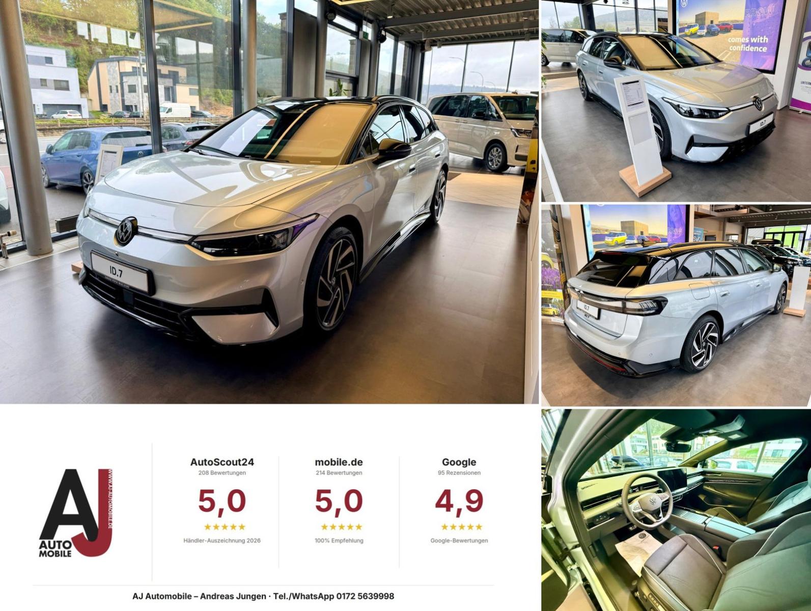 Volkswagen ID.7 Tourer Pro S 86kWh Int/Ext/AHK/Komfort
