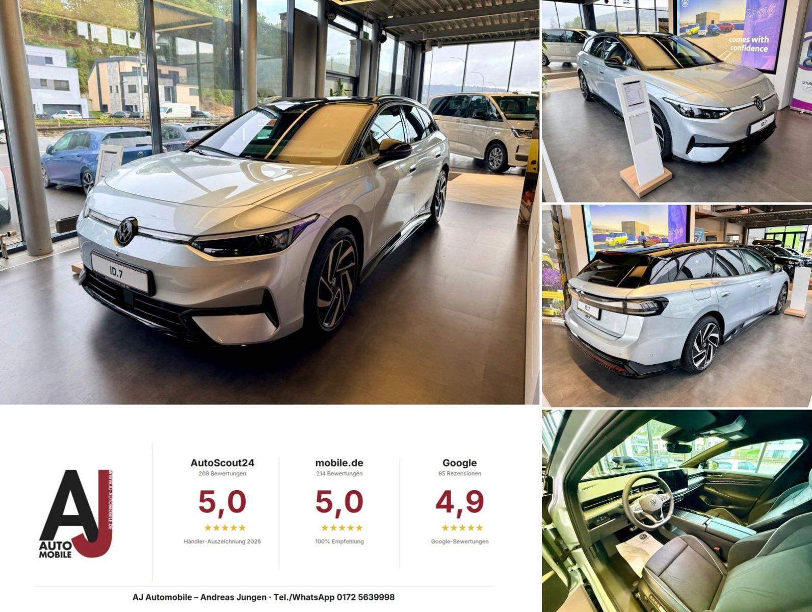 Volkswagen ID.7 Tourer Pro S 86kWh Int/Ext/AHK/Komfort