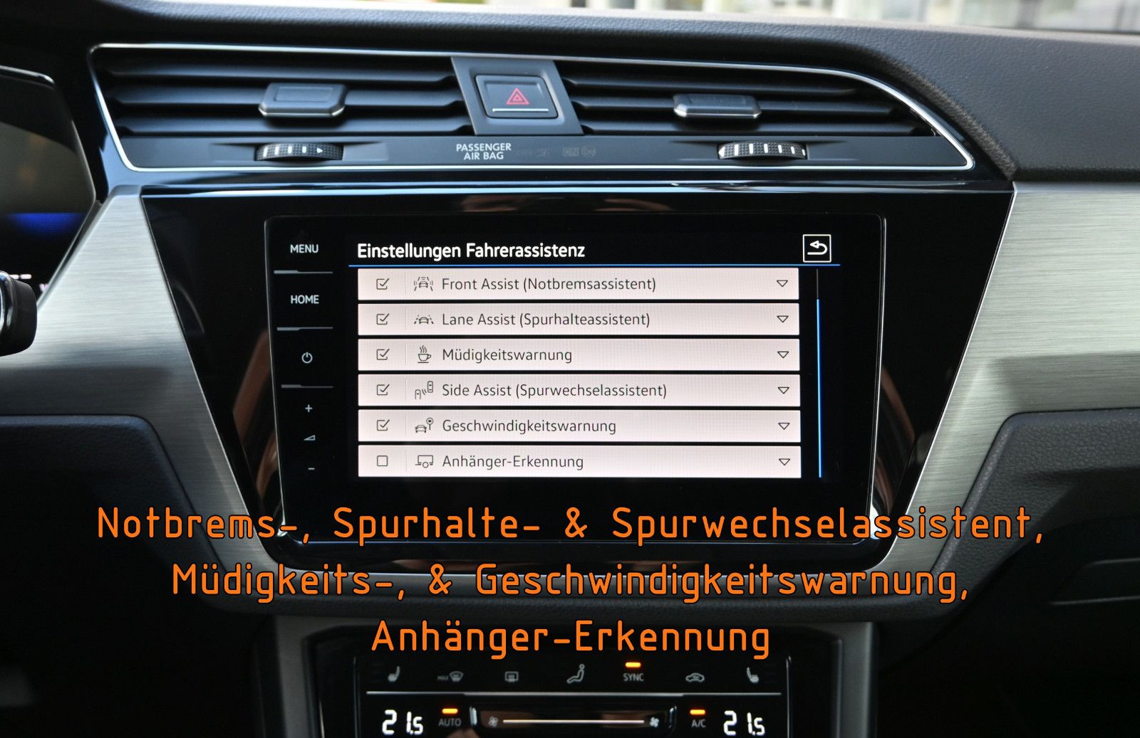 Fahrzeugabbildung Volkswagen Touran 1.5 TSI DSG °ACC°AHK°DYNAUD.°ERGO°STANDHZ