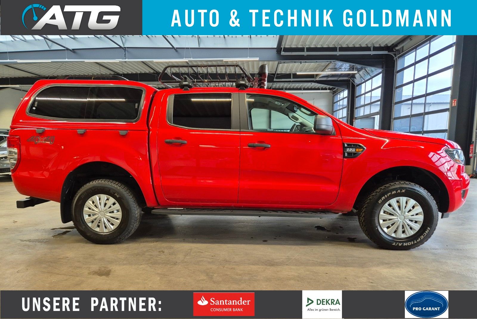 Ford RANGER XL 2.2TDCI DOKA 4x4 HARDTOP KLIMA AHK 3,5
