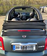 Fiat 500C Portofino grün MATT - mit Hybrid-Antrieb: Cabrio