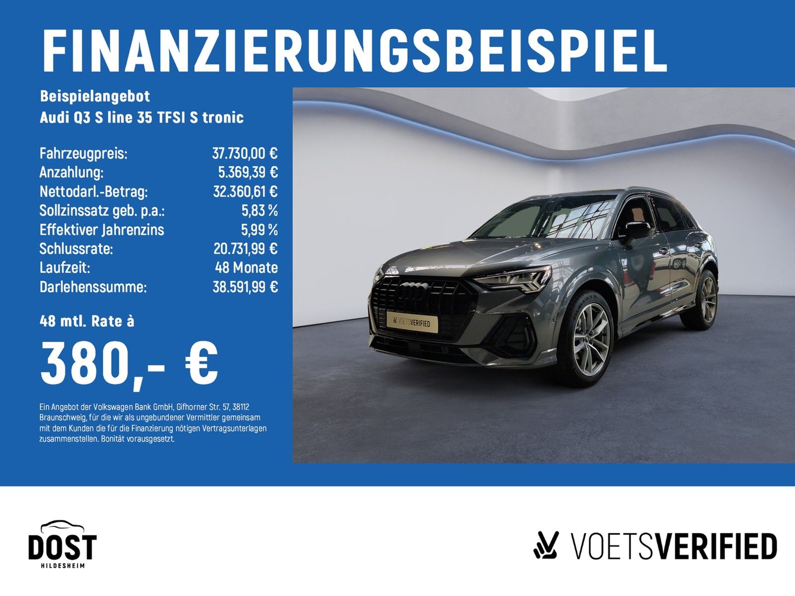 Audi Q3 S line 35 TFSI S tronic MATRIX+KAMERA+NAVI foto 1
