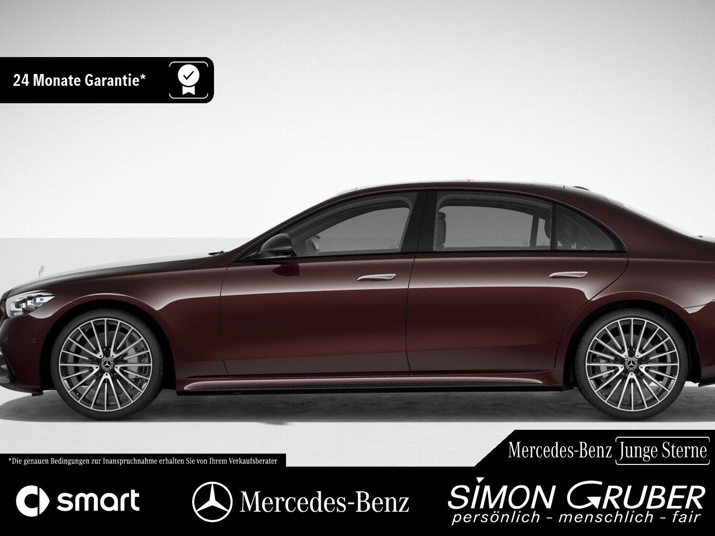 Fahrzeugabbildung Mercedes-Benz S 580 4M L AMG Night First-Class Executive Chauf