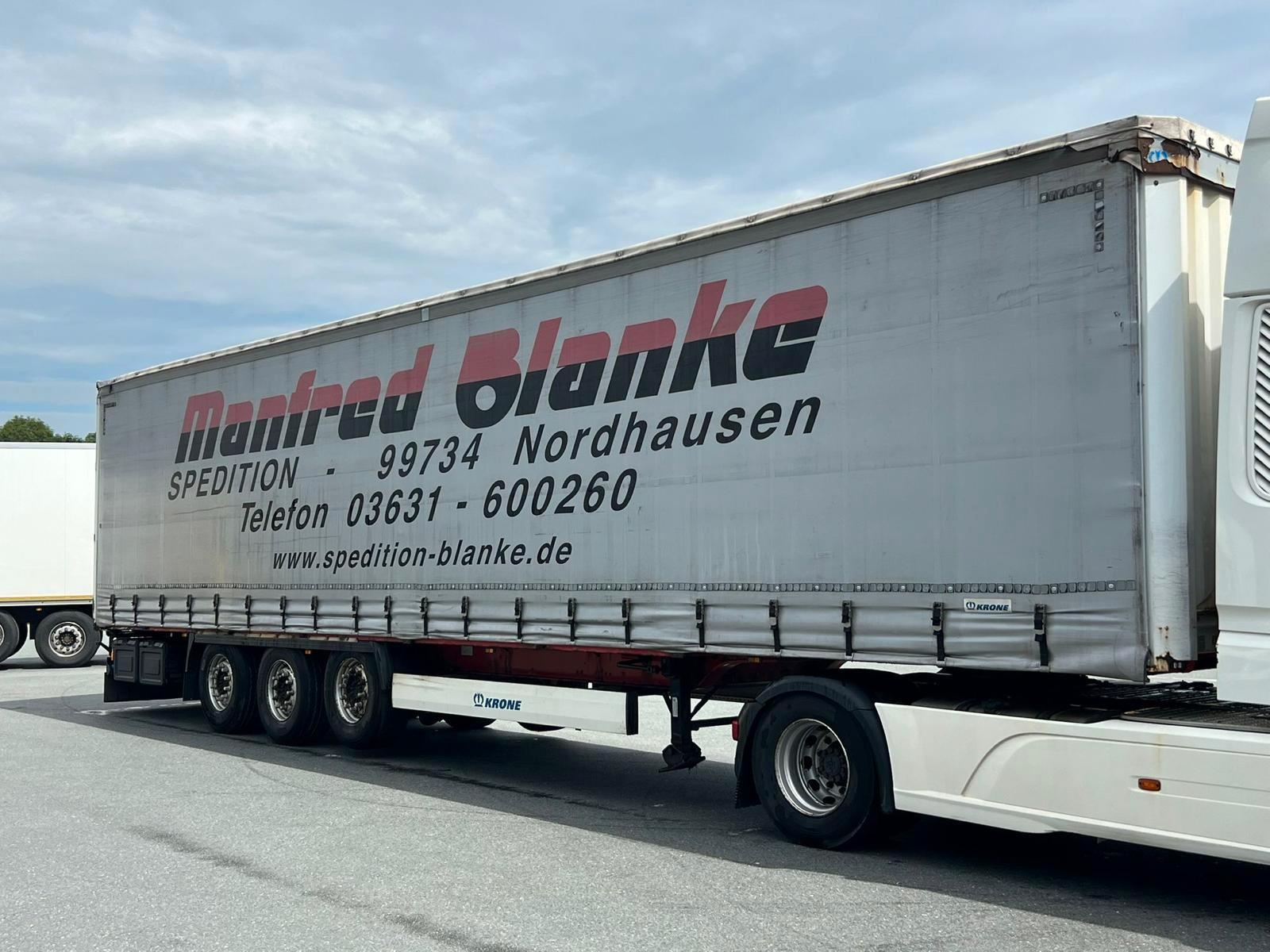 Krone SD Liftachse Pritsche-Plane