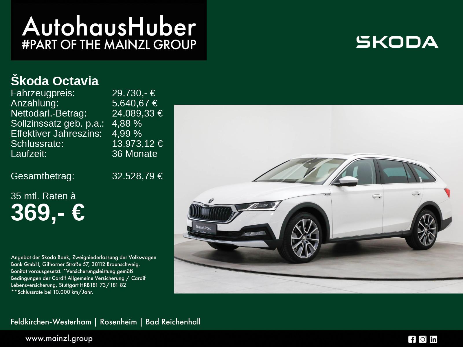 Skoda Octavia Scout 2.0 TDI 4x4 DSG Matrix HUD Pano