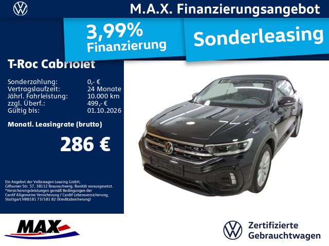 T-Roc Cabriolet 1.5 TSI DSG R LINE +LED+AHK+ACC+