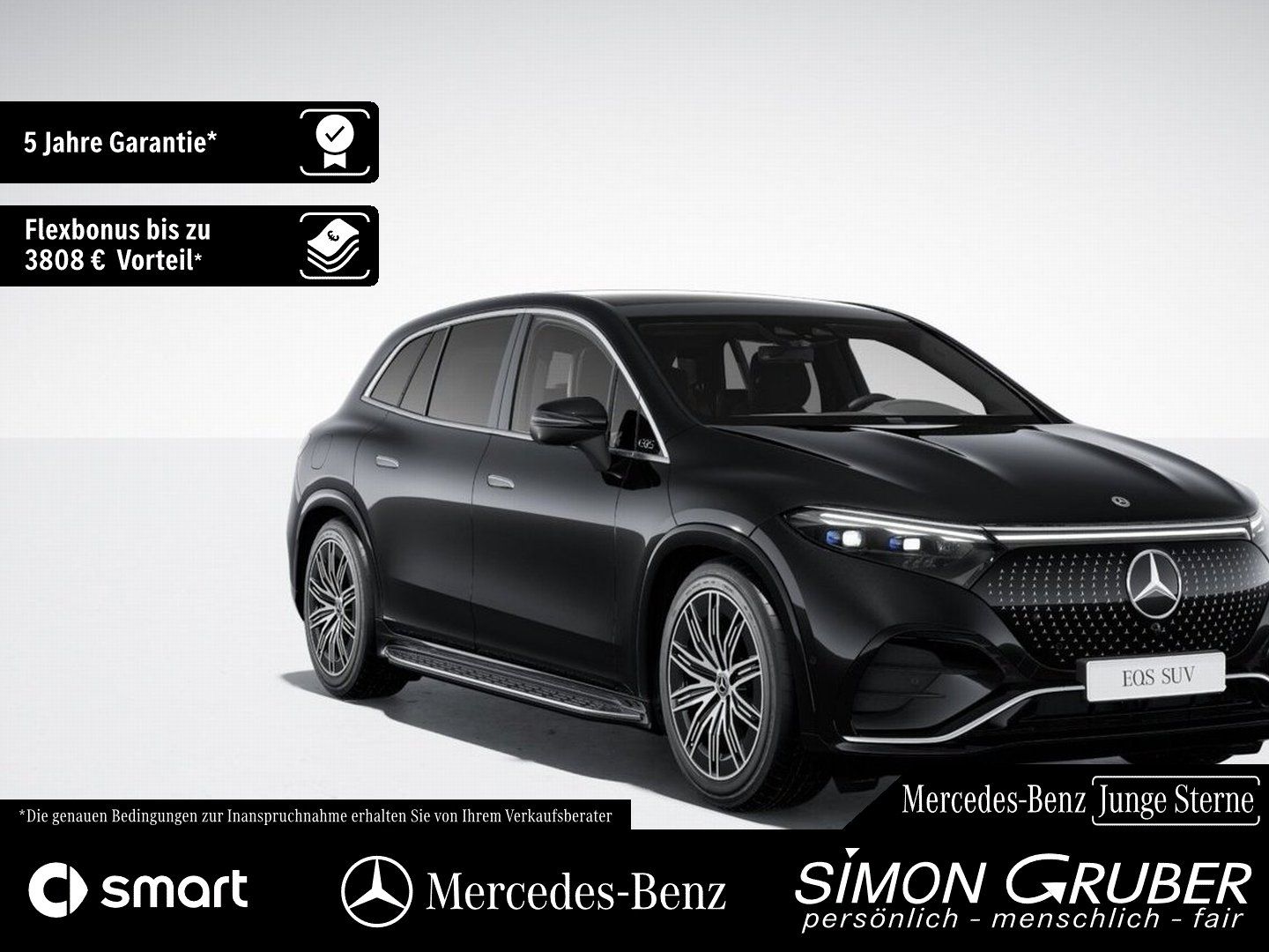 Fahrzeugabbildung Mercedes-Benz EQS 500 4M SUV AMG Hyper Fond-Entertain 7Sitze