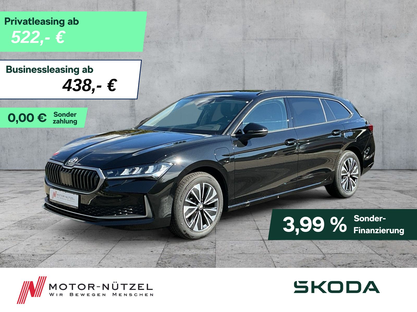 Skoda Superb Combi IV SELECTION LED+APP+AHK+PANO+4xSHZ