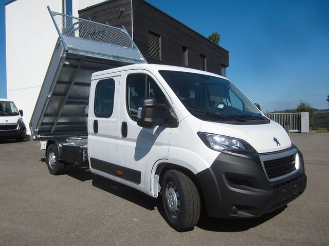 Peugeot Boxer L3 DOKA Kipper-verzinkt/ALLWETTER/AHK 3,5t