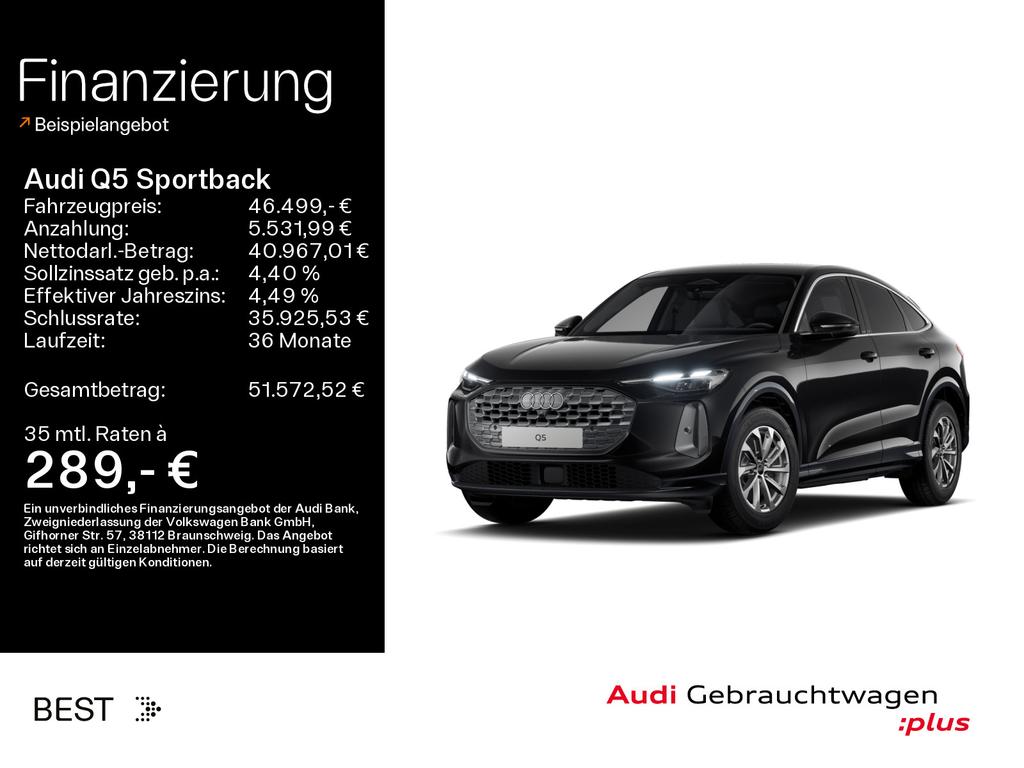 Audi Q5 Sportback TDI quattro advancedNAVILEDKAMER 2025