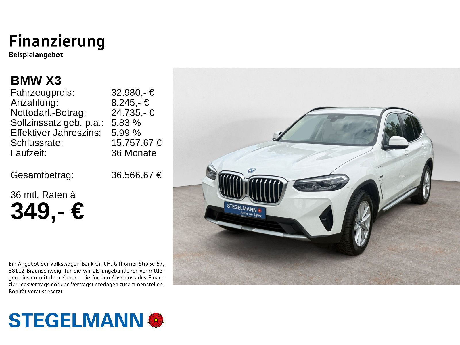 BMW X3 xDrive 30e AHK*Memory imagem 2