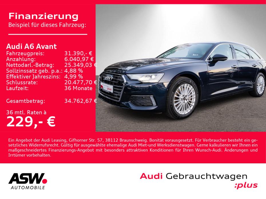 Audi A6 Avant design 45TFSI Stroni LED Navi RFK LEDER